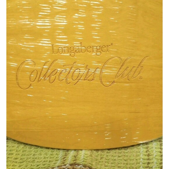 Longaberger WoodCrafts 2002 Collectors Club Harmony #5 Basket Lid #50474 New - Picture 3 of 12